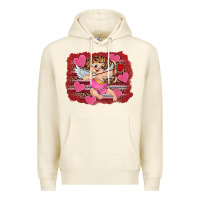 Sandshell valentine's day cupid heart Premium Hoodie - RanaPortraitStore