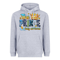 Heather Grey The Prince Has Arrived Heavyweight Hoodie - MaliasSmallBusiness