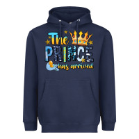 Navy The Prince Has Arrived Heavyweight Hoodie - MaliasSmallBusiness