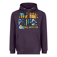 Plum The Prince Has Arrived Heavyweight Hoodie - MaliasSmallBusiness