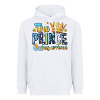 White The Prince Has Arrived Heavyweight Hoodie - MaliasSmallBusiness