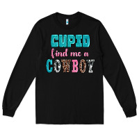 Black cupid find me a cowboy Long Sleeve Tee - AdoDesignShop