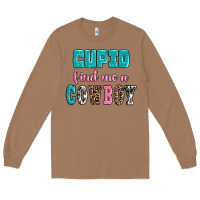Toasted Coconut cupid find me a cowboy Long Sleeve Tee - AdoDesignShop