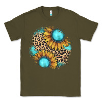 Army Green gemstone leopard patch Classic Tee - JahusDesignShop