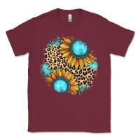 Burgundy gemstone leopard patch Classic Tee - JahusDesignShop