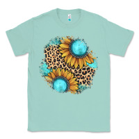 Seafoam gemstone leopard patch Classic Tee - JahusDesignShop