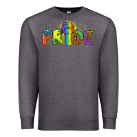 Charcoal Heather Western Pride Premium Sweatshirt - BundleAndBundleShop
