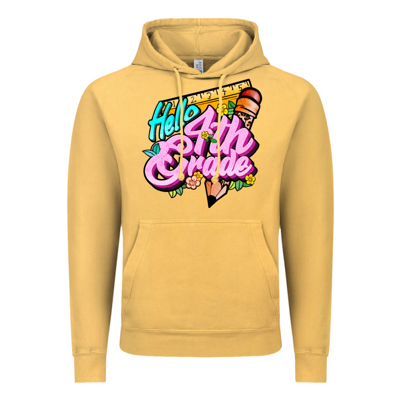 Hello 4th Grade Vintage Hoodie by JahusDesignShop | Teevron