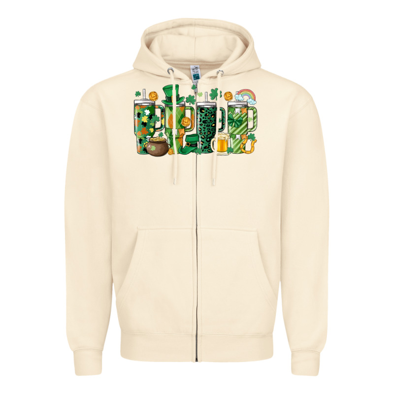 St.patricks Stanley Zipper Hoodie by MaliasSmallBusiness | Teevron