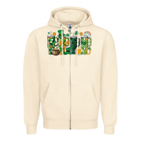 Sandshell st.patricks stanley Zipper Hoodie - MaliasSmallBusiness