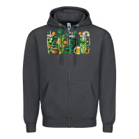 Smoke st.patricks stanley Zipper Hoodie - MaliasSmallBusiness