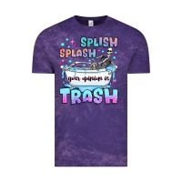 Cloud Purple splish splash your opinion is trash Vintage Tee - JahusDesignShop