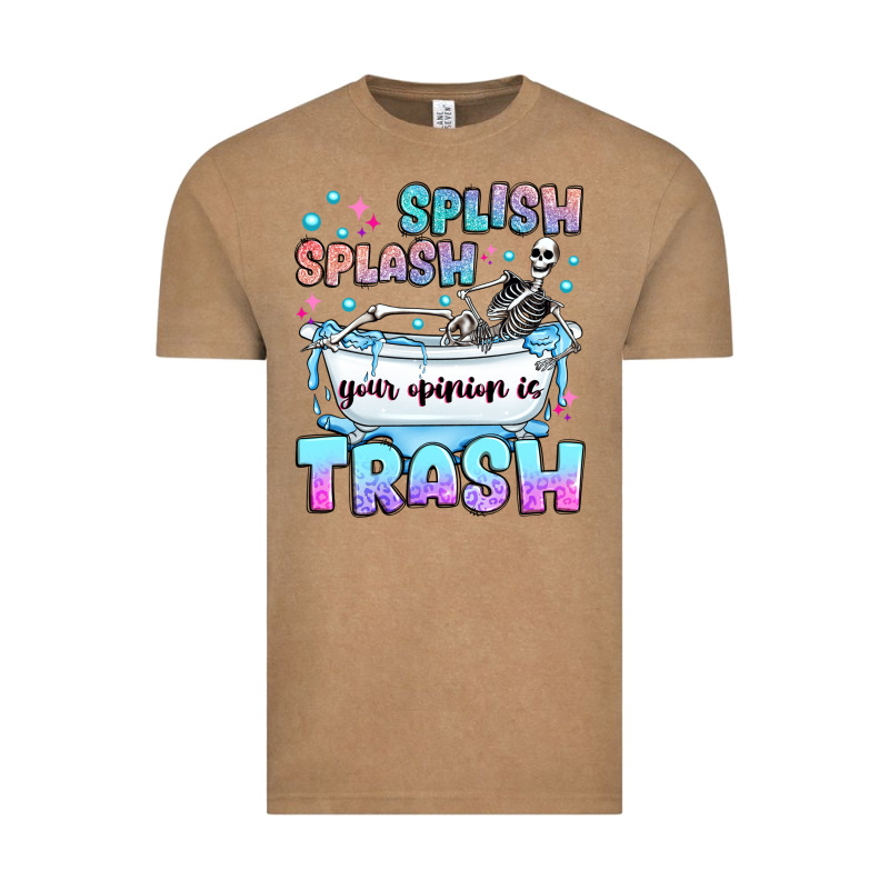 Splish Splash Your Opinion Is Trash Vintage Tee by JahusDesignShop | Teevron