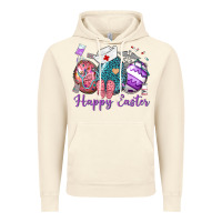 Vintage Artic happy easter eggs nurse n Vintage Hoodie - Neo Western