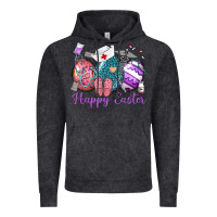Vintage Black happy easter eggs nurse n Vintage Hoodie - Neo Western