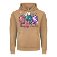 Vintage Camel happy easter eggs nurse n Vintage Hoodie - Neo Western
