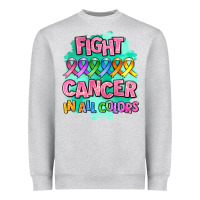 Fight Cancer In All Colors Heavyweight Sweatshirt | Teevron