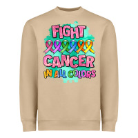 Mushroom fight cancer in all colors Heavyweight Sweatshirt - AdoDesignShop