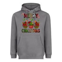 Storm Merry Christmas cupcakes Heavyweight Hoodie - NancyCooperArtShop