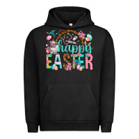 Pigment Black Happy Easter Nurse Easter Day Urban Hoodie - HowdyJamesFarm