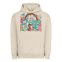 Pigment French Oak Happy Easter Nurse Easter Day Urban Hoodie - HowdyJamesFarm