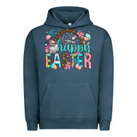 Pigment Midnight Navy Happy Easter Nurse Easter Day Urban Hoodie - HowdyJamesFarm