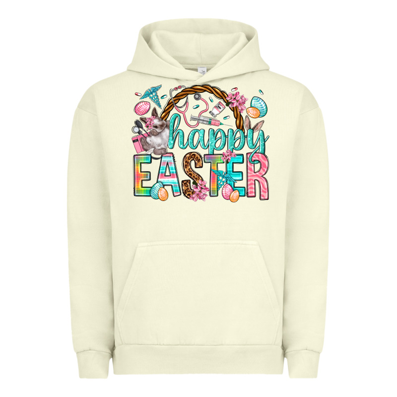 Happy Easter Nurse Easter Day Urban Hoodie by HowdyJamesFarm | Teevron