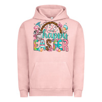 Pigment Salmon Happy Easter Nurse Easter Day Urban Hoodie - HowdyJamesFarm
