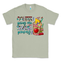 Matcha Coffee Gives Me Teacher Powers Classic Tee - CowhideDigitalArt