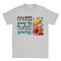 Moon Dust Coffee Gives Me Teacher Powers Classic Tee - CowhideDigitalArt