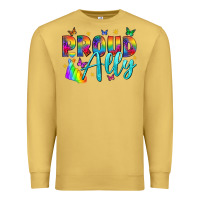 Antique Gold Western Proud Ally Premium Sweatshirt - BundleAndBundleShop