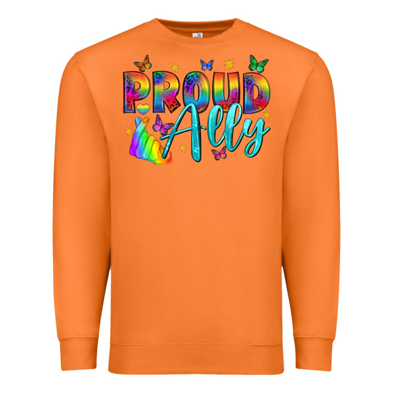 Western Proud Ally Premium Sweatshirt by BundleAndBundleShop | Teevron