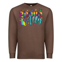Chestnut Western Proud Ally Premium Sweatshirt - BundleAndBundleShop