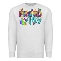 Oatmeal Heather Western Proud Ally Premium Sweatshirt - BundleAndBundleShop