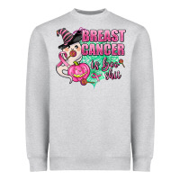 Heather Grey breast cancer is boo shit Heavyweight Sweatshirt - AdoDesignShop