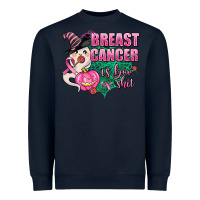 Navy breast cancer is boo shit Heavyweight Sweatshirt - AdoDesignShop