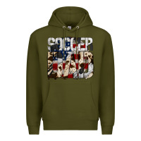 Army Green Soccer Dad Premium Hoodie - Bettercallsaul