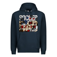 Navy Soccer Dad Premium Hoodie - Bettercallsaul