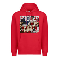 Red Soccer Dad Premium Hoodie - Bettercallsaul
