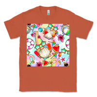 Copper summer gnome seamless pattern Classic Tee - BundleAndBundleShop