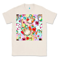 Natural summer gnome seamless pattern Classic Tee - BundleAndBundleShop
