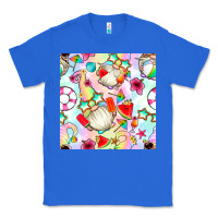 True Royal summer gnome seamless pattern Classic Tee - BundleAndBundleShop
