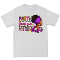 Dove Grey Faith it does not make things easy Premium Tee - RanaPortraitStore
