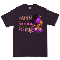 Plum Faith it does not make things easy Premium Tee - RanaPortraitStore