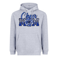 Heather Grey cheer mom Heavyweight Hoodie - MaliasSmallBusiness