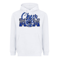 White cheer mom Heavyweight Hoodie - MaliasSmallBusiness