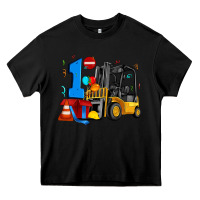 Black forklift birthday one Heavy Core Tee - Artiststas