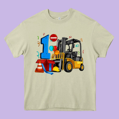 Forklift Birthday One Heavy Core Tee Designed By Artiststas
