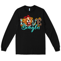 Black love beagles Long Sleeve Tee - Artiststas