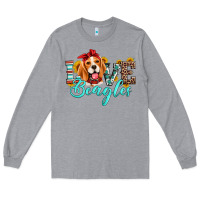 Heather Grey love beagles Long Sleeve Tee - Artiststas